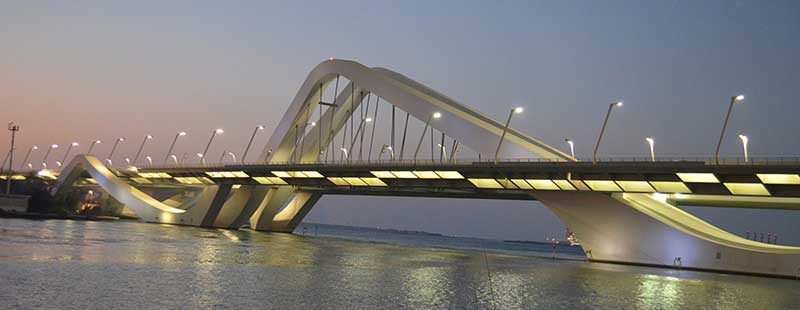 Sheikh Zayed Bridge Image Dubai Water Canal