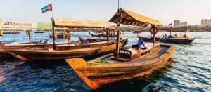 Traditional abra in Dubai Creek