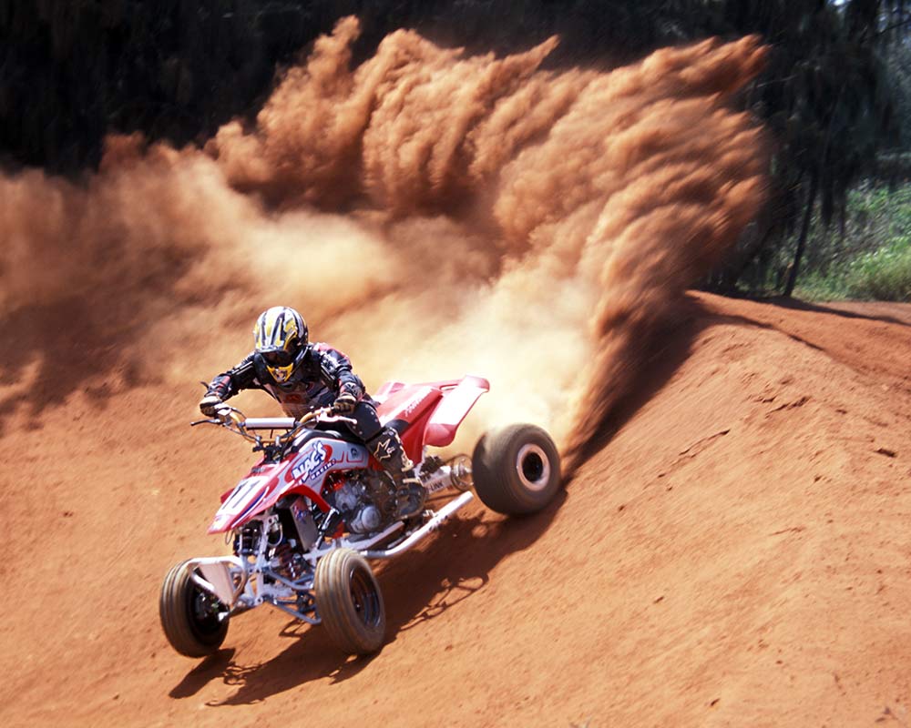 dune bashing quad biking