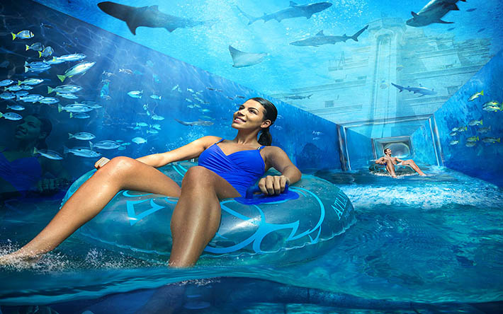 Fun unlimited in Aquaventure waterpark