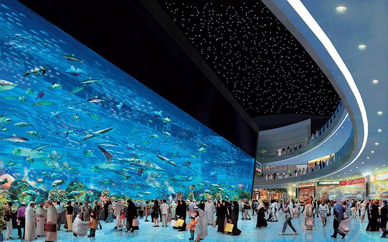 Aquarium Mall in Dubai