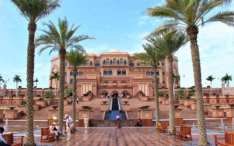 Emirates Palace in Abu Dhabi