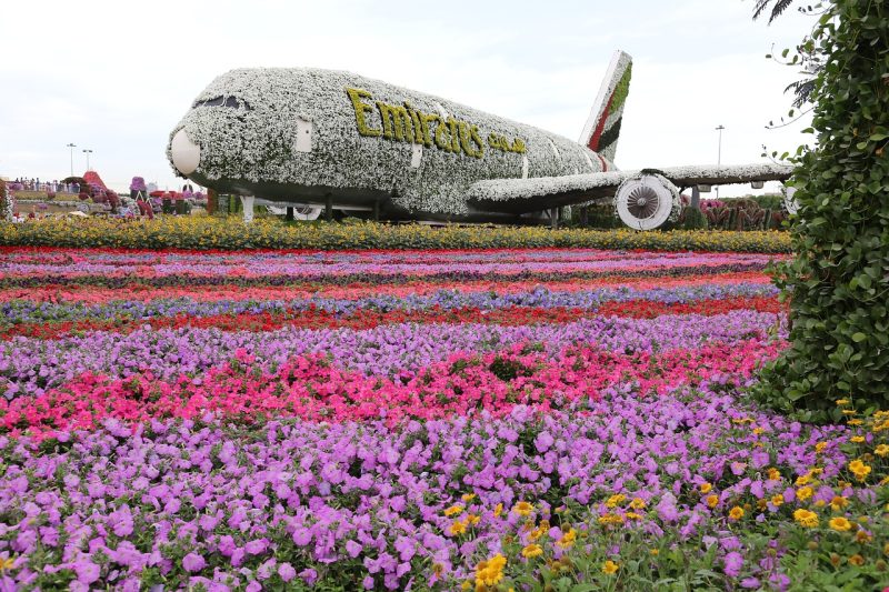Emirates at Dubai Miracle Garden